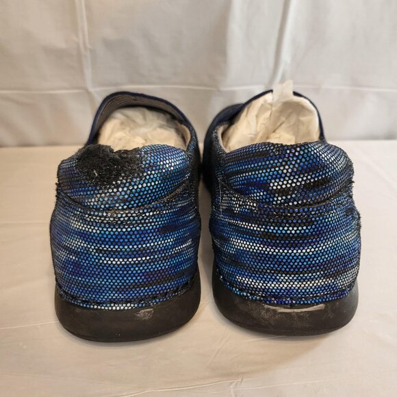 Alegria Glee Slip On Shoe Woman Size 38 EU Wavy Navy - Picture 4 of 8